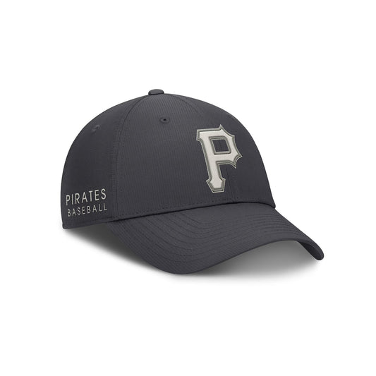 Pittsburgh Pirates Nike Anthracite Club Dri-FIT Adjustable Hat