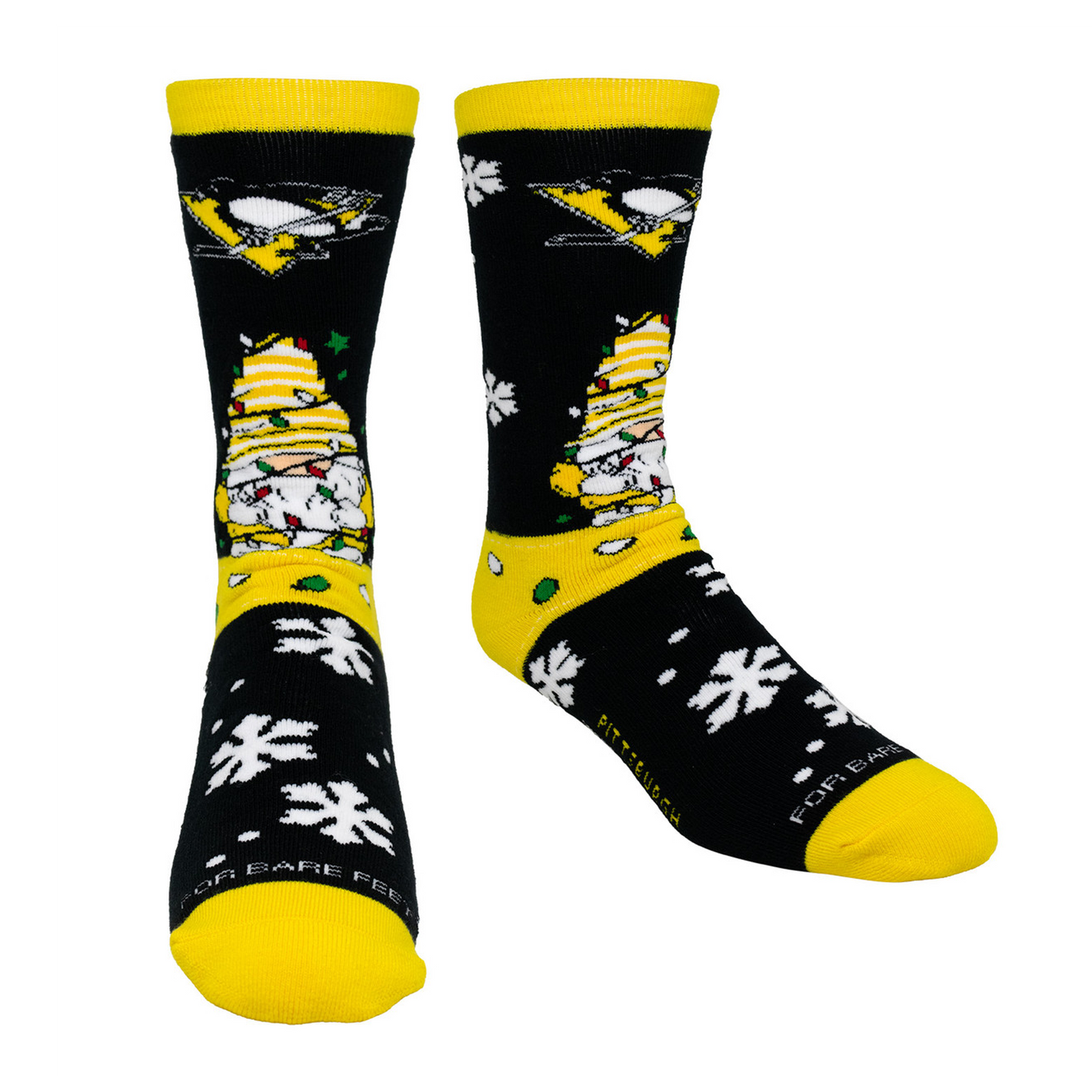 Pittsburgh Penguins Sweater Gnome Crew Socks