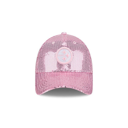 Pittsburgh Steelers Pink Sequin 9Forty Adjustable Hat