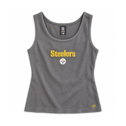 Pittsburgh Steelers Women's Grey Glitter Tank Top