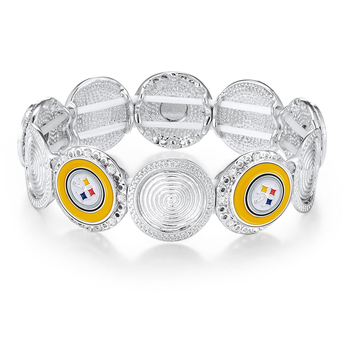 Pittsburgh Steelers Stretch Logo Bracelet