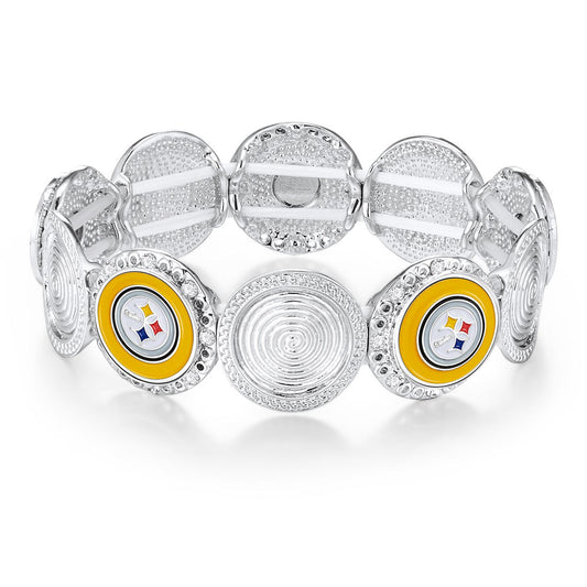 Pittsburgh Steelers Stretch Logo Bracelet