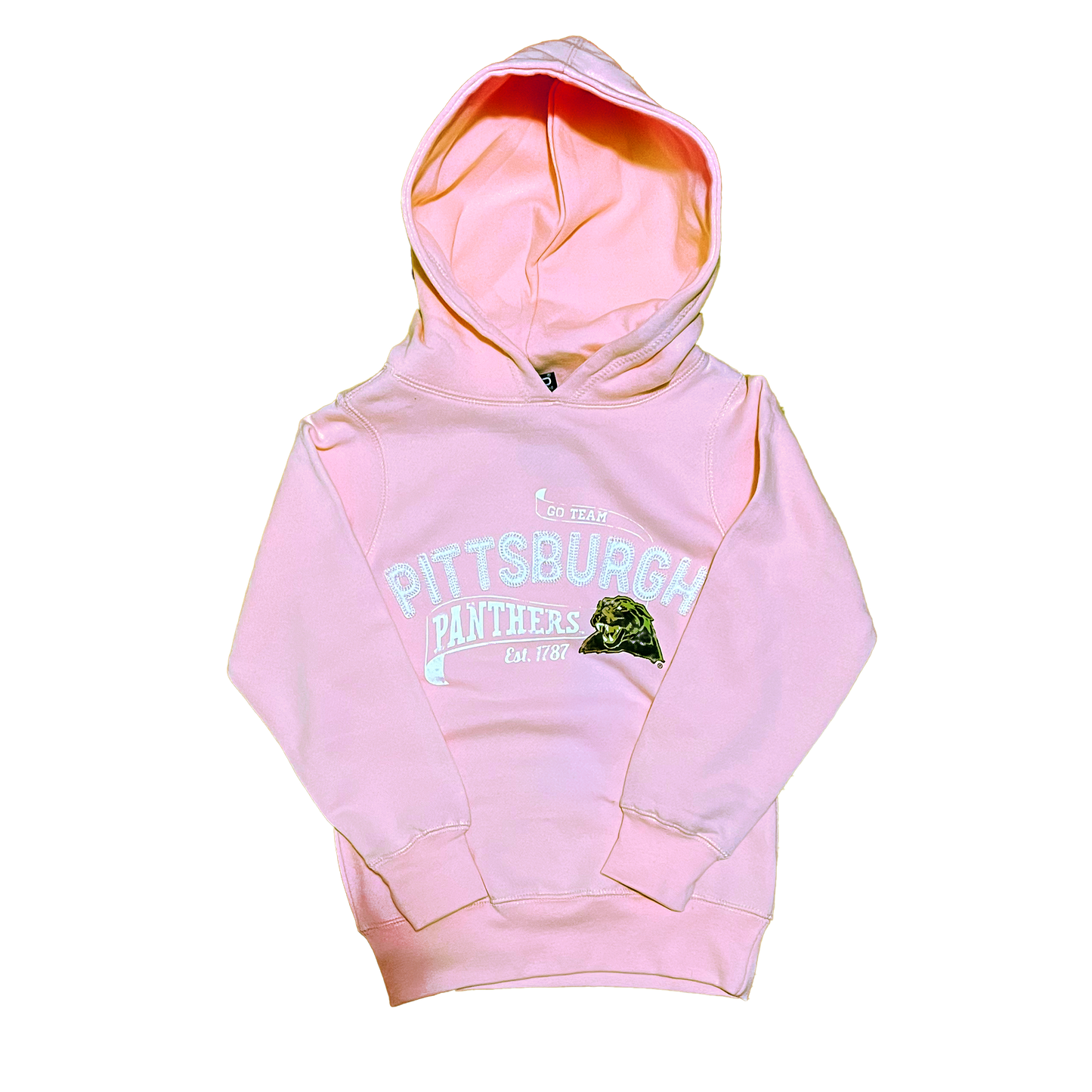 Pitt Panthers Pink Youth Hoodie