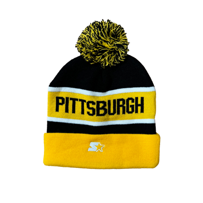 Starter Pittsburgh Steelers Pom Beanie