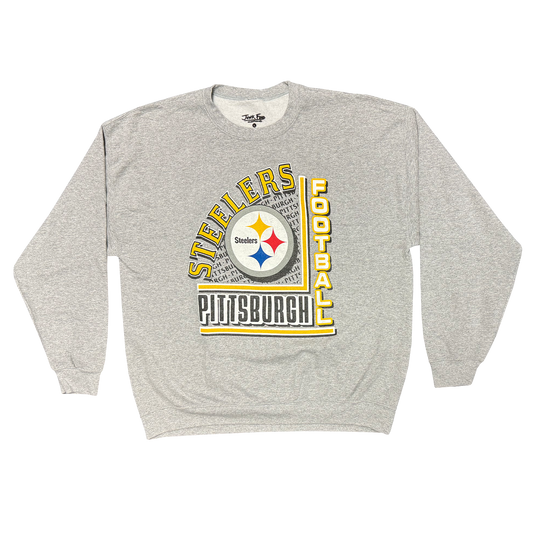 Pittsburgh Steelers Backfield Oversized Crew Fleece