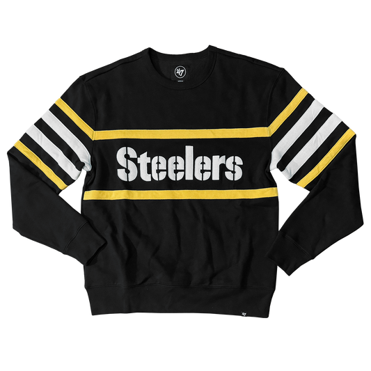 '47 Brand Pittsburgh Steelers Striped Sweatshirt