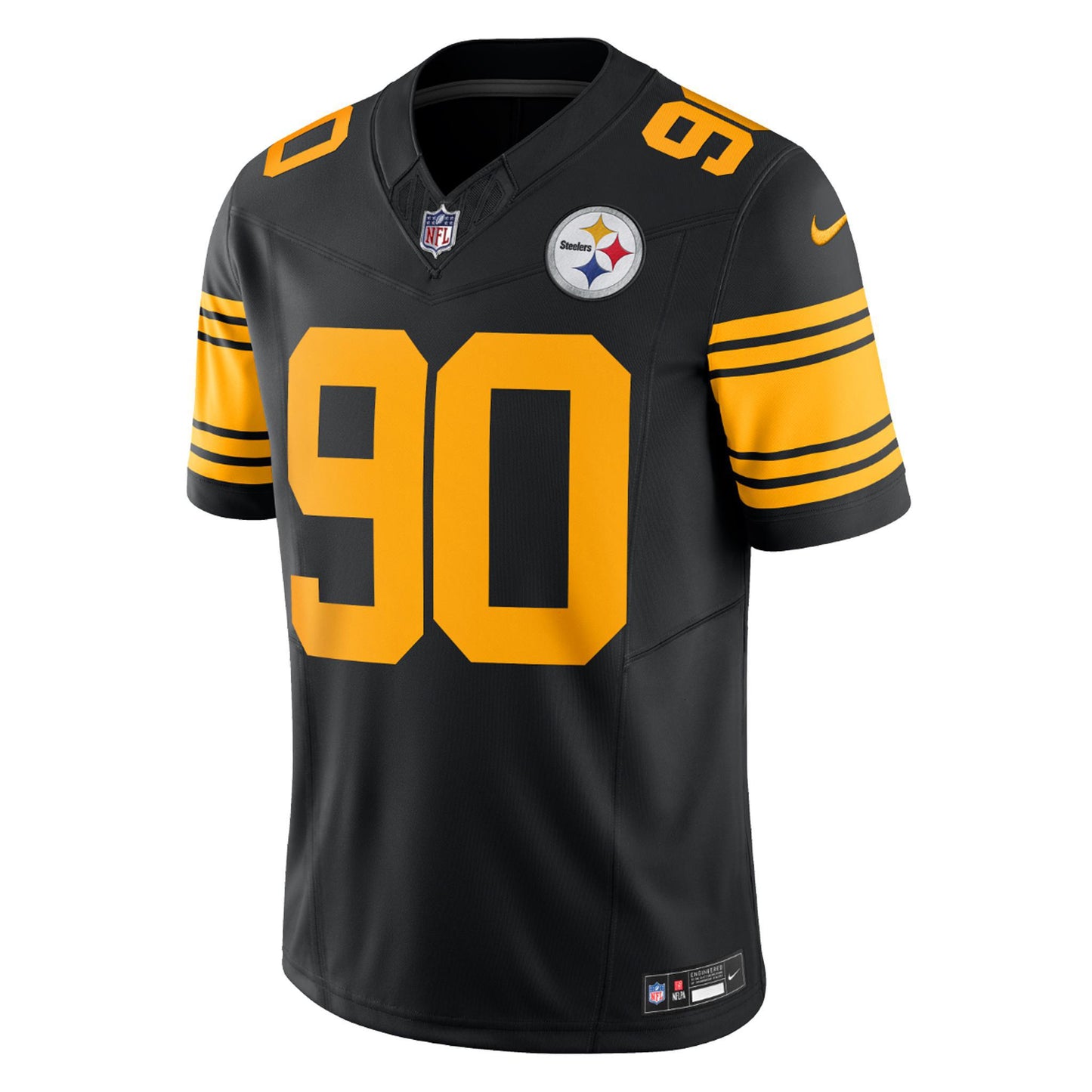 Pittsburgh Steelers T.J. Watt #90 Nike Vapor F.U.S.E. Limited Color Rush Jersey