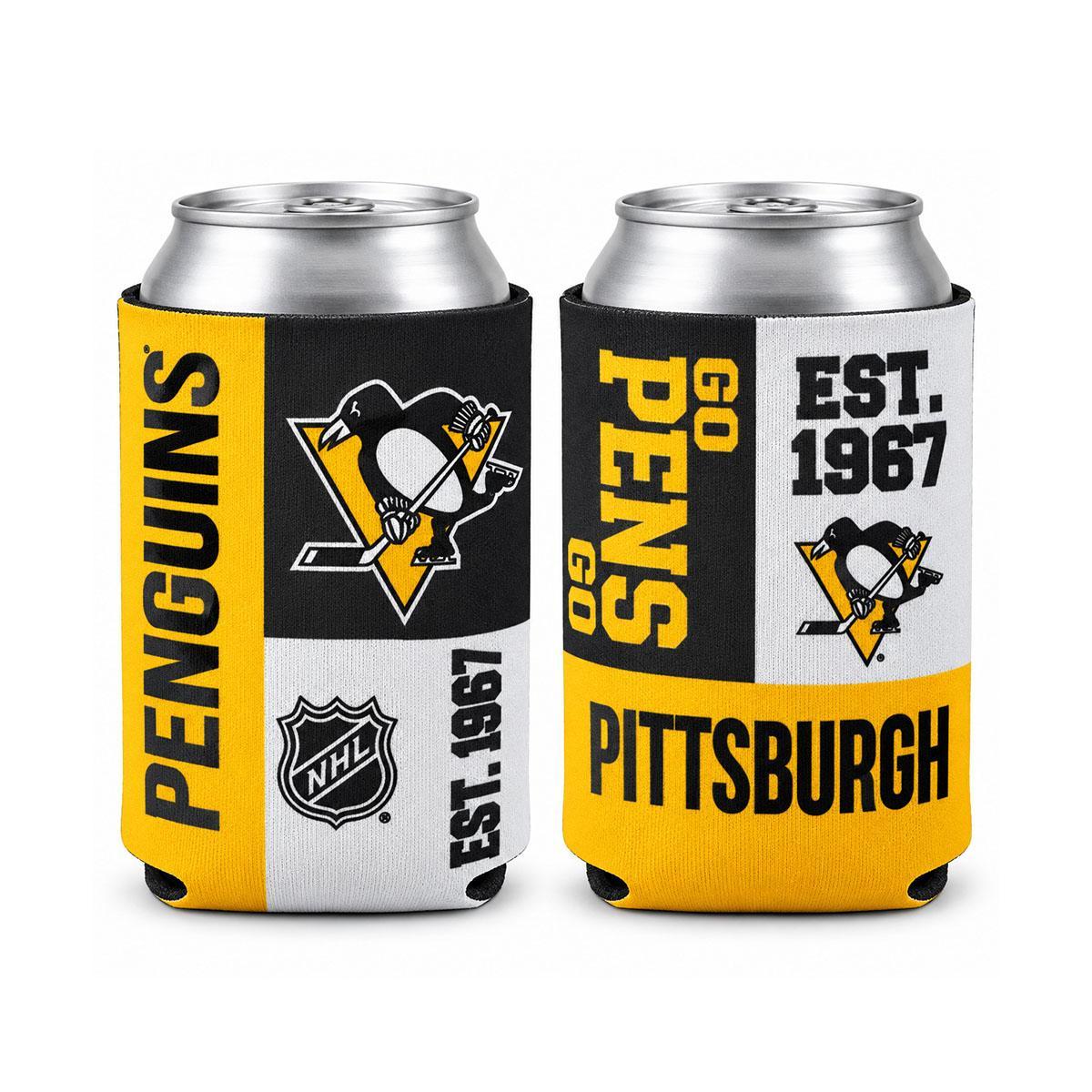 Pittsburgh Penguins Color Block Can Cooler