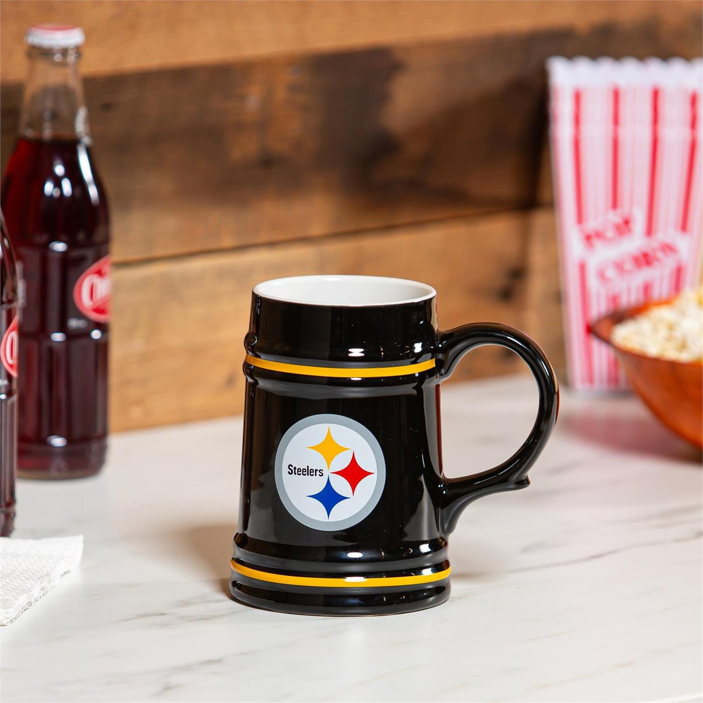 Pittsburgh Steelers 24oz. Ceramic Stein Cup with Gift Box