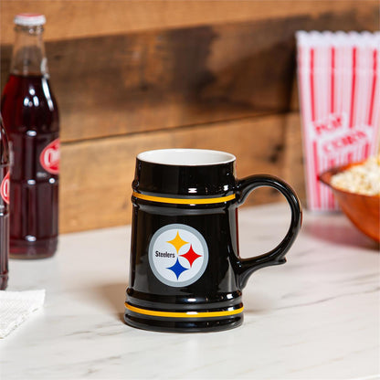 Pittsburgh Steelers 24oz. Ceramic Stein Cup with Gift Box