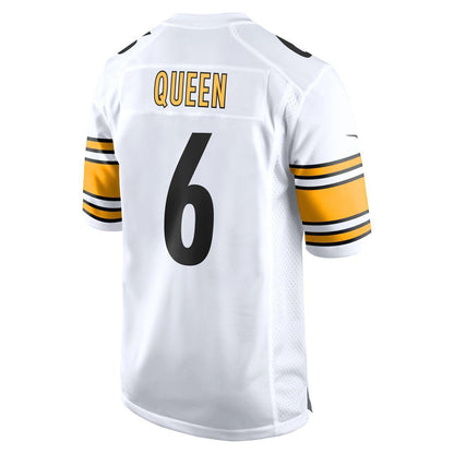 Pittsburgh Steelers Patrick Queen #6 Men's Nike Replica Away Jersey
