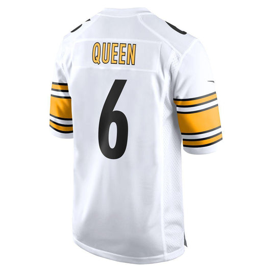 Pittsburgh Steelers Patrick Queen #6 Men's Nike Replica Away Jersey