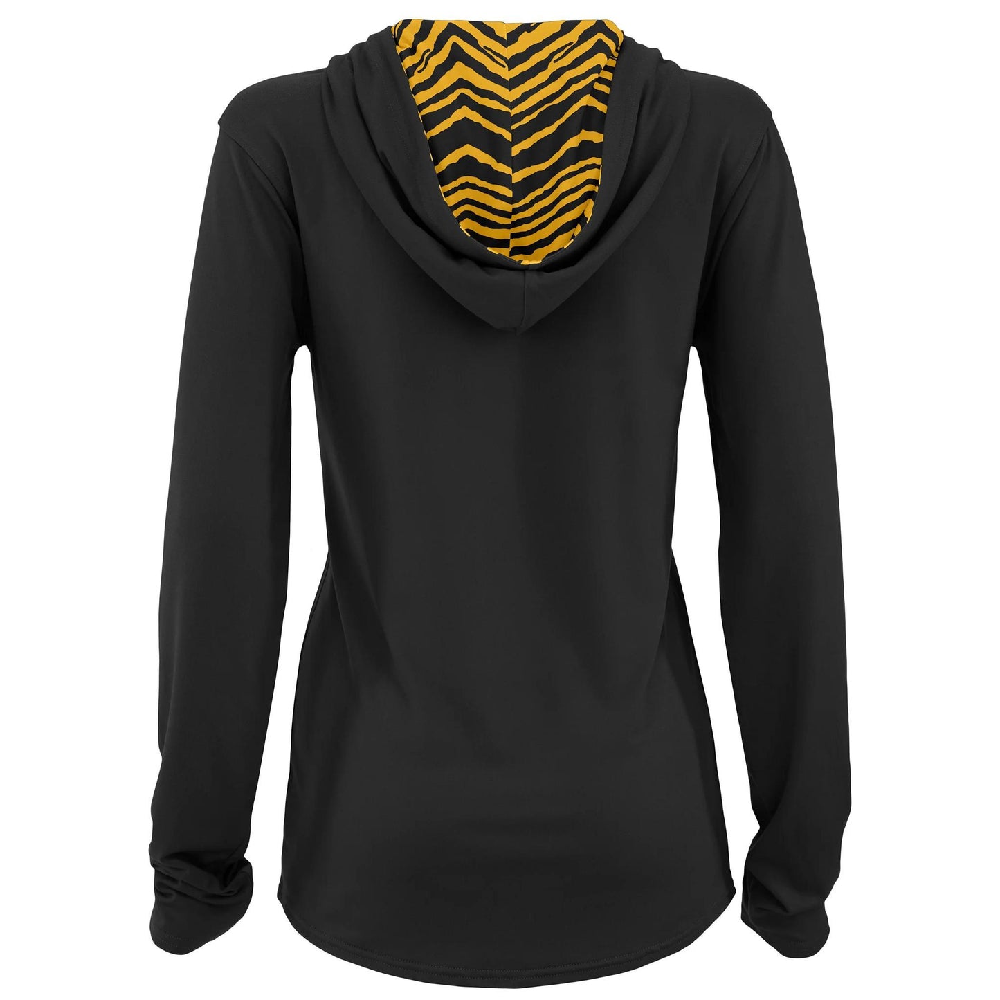 Pittsburgh Steelers Zubaz Women's Light Weight Zebra Liner Hoodie