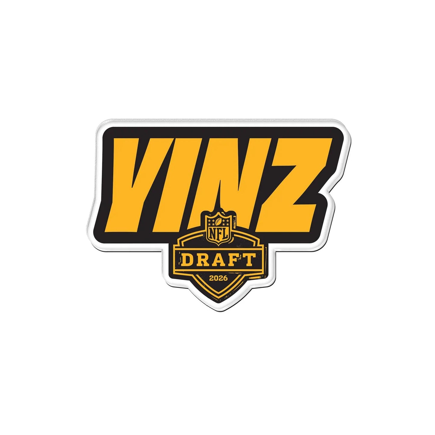 NFL Draft YINZ Premium Acrylic Magnet