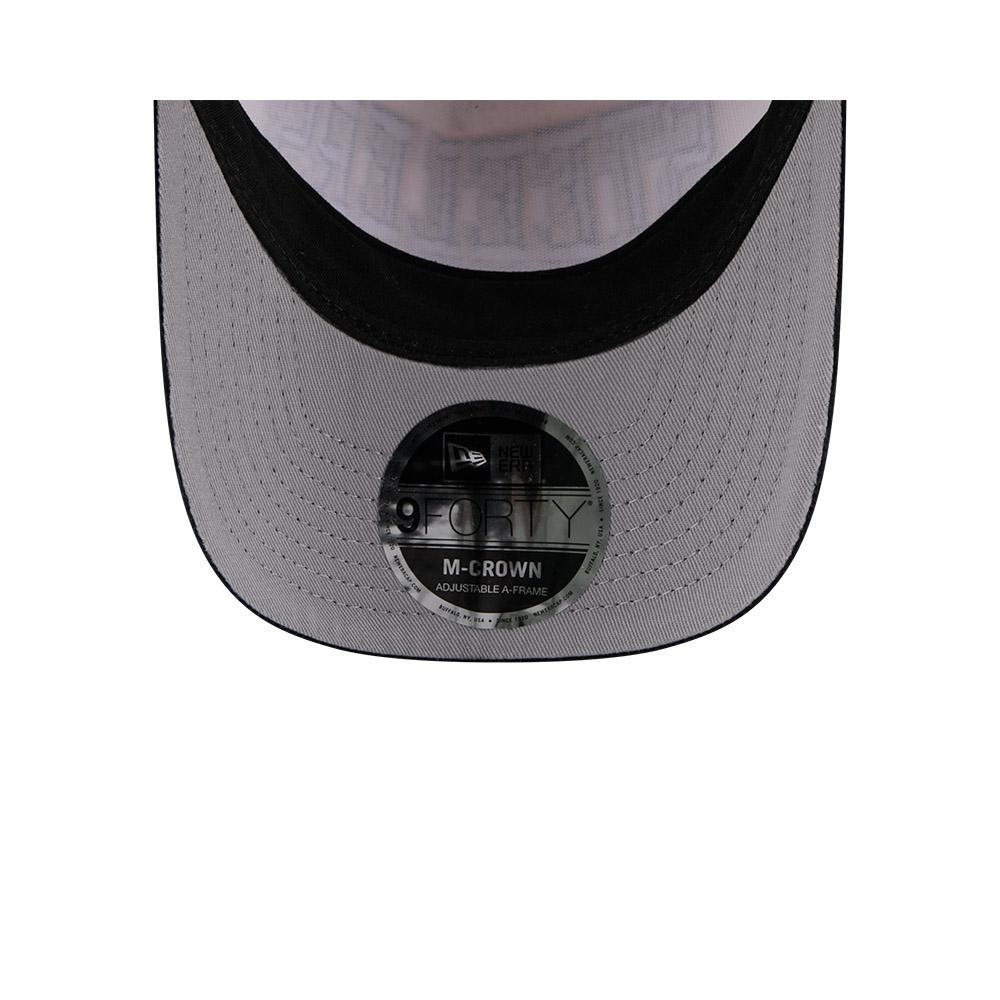 Pittsburgh Steelers New Era Cream/Black Two-Tone Sided Corduroy 9FORTY A-Frame Adjustable Hat