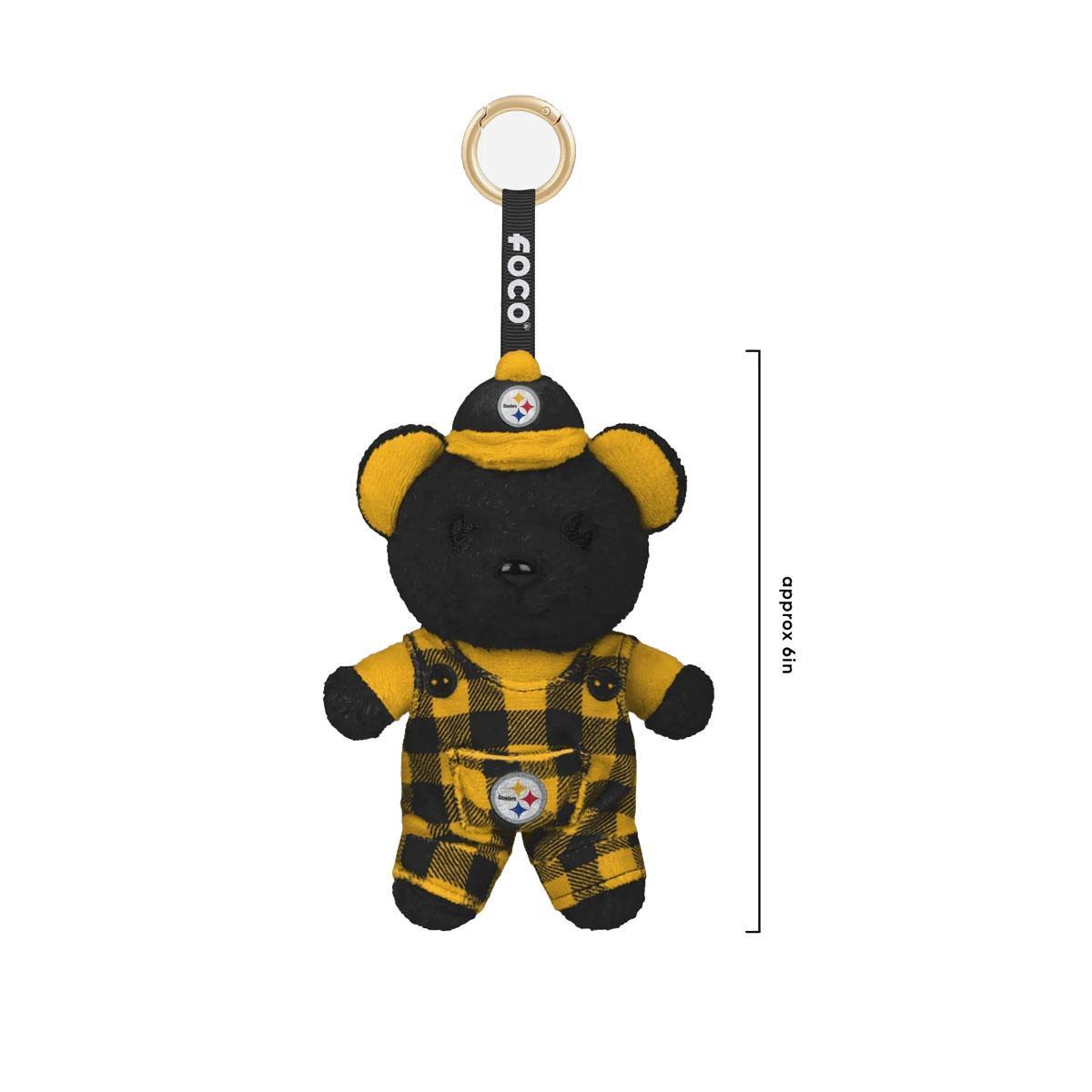 Pittsburgh Steelers FOOCOOS Plush Bag Charm Keychain Blind Box Series 1