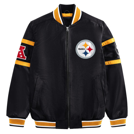 Pittsburgh Steelers South Paw Leather Jacket