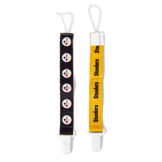 Pittsburgh Steelers Pacifier Clip 2-Pack