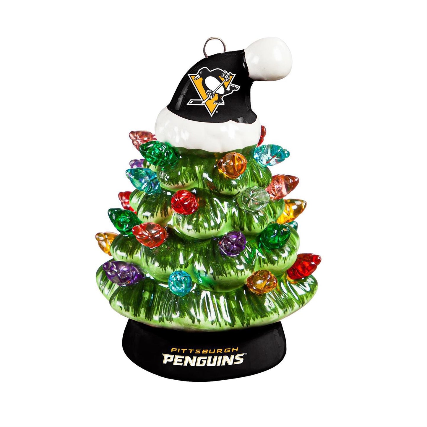 Pittsburgh Penguins 4" Ceramic LED Christmas Tree