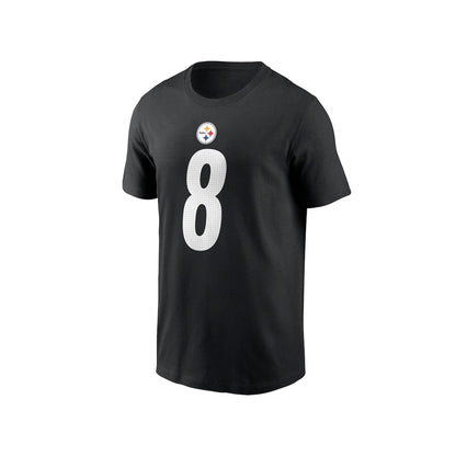 Pittsburgh Steelers Youth Aaron Rodgers #8 Nike Black Name & Number Tee