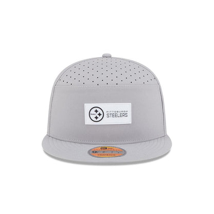 Pittsburgh Steelers New Era 9FIFTY Grey Split Panel Sideline Hat
