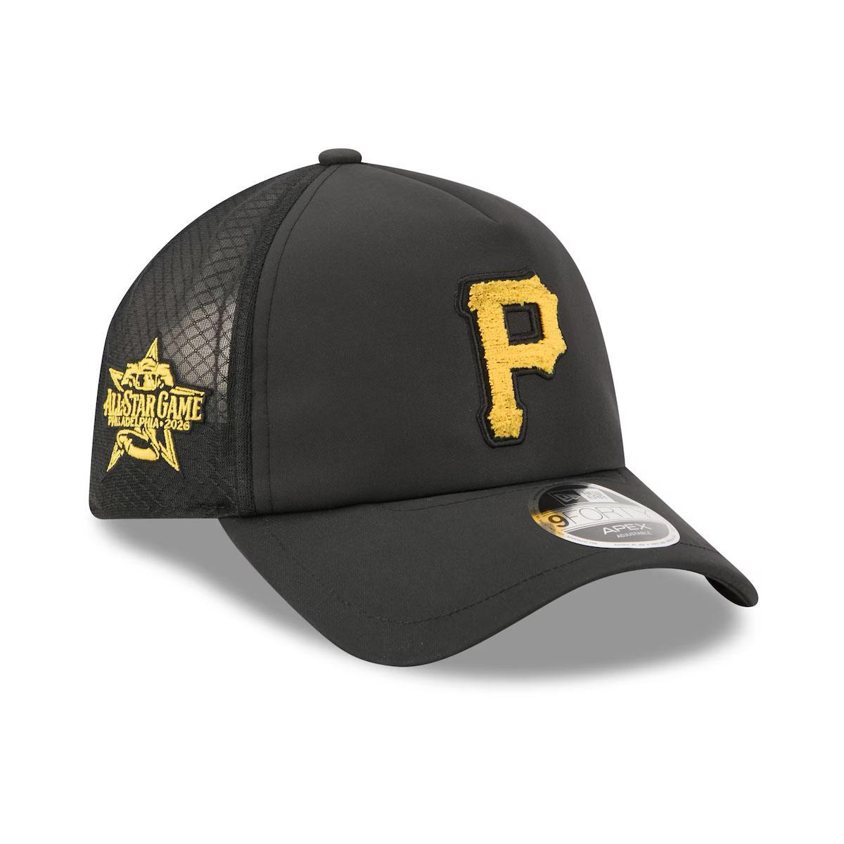 Pittsburgh Pirates New Era Black 2026 MLB All-Star Game Workout 9FORTY Apex Adjustable Hat