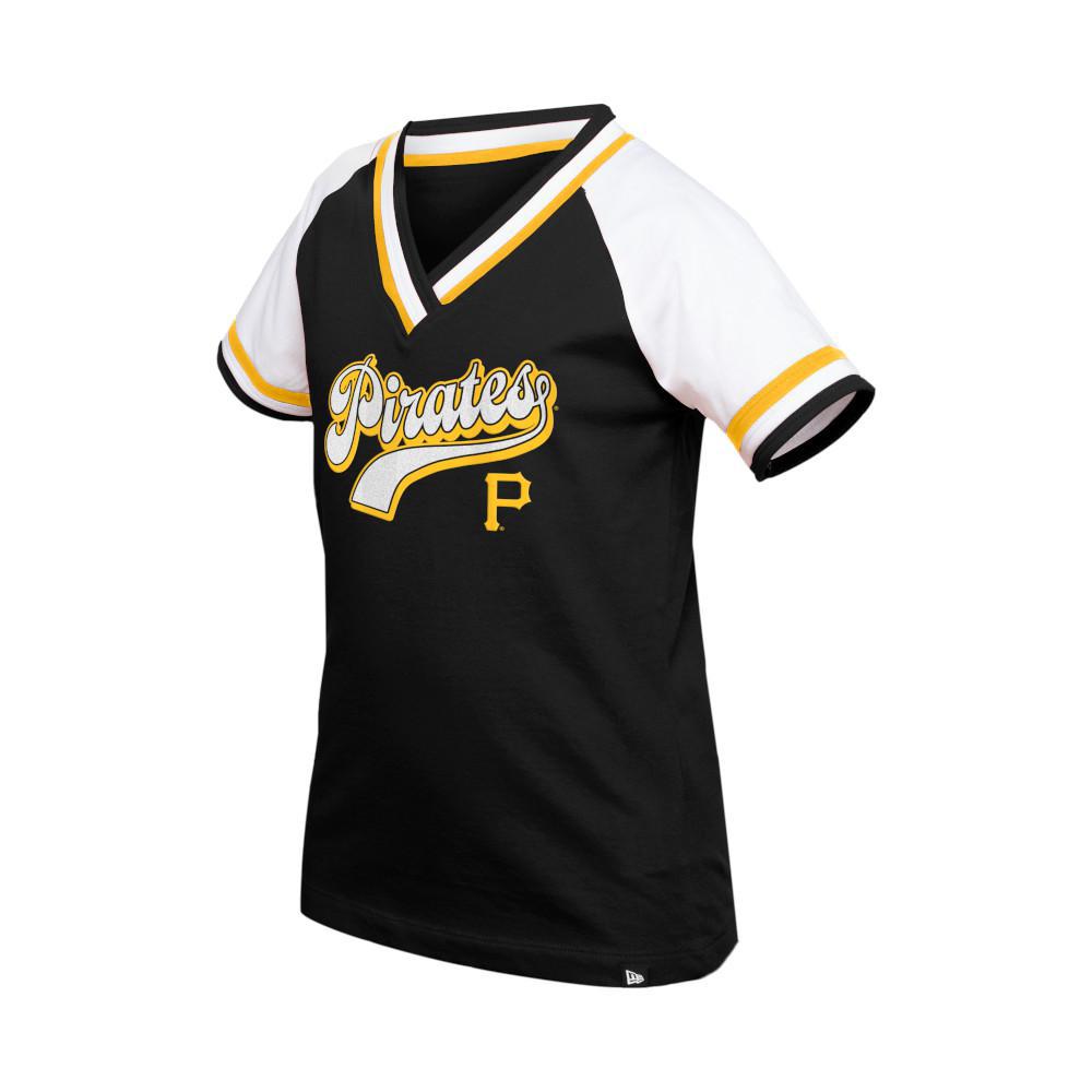 Women's Pittsburgh Pirates Glitter Script Top