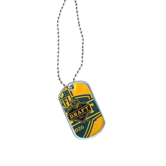 NFL Draft 2026 Dog Tag Necklace