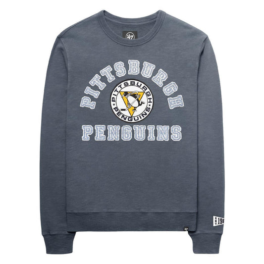 Pittsburgh Penguins Vintage Calderwood Well Worn ’47 French Terry Crew