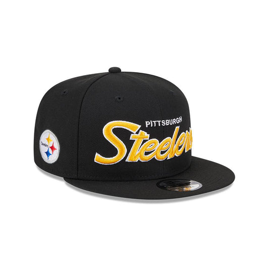 Pittsburgh Steelers Script 9FIFTY Snapback Hat