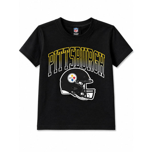 Pittsburgh Steelers Toddler Outline Helmet Tee
