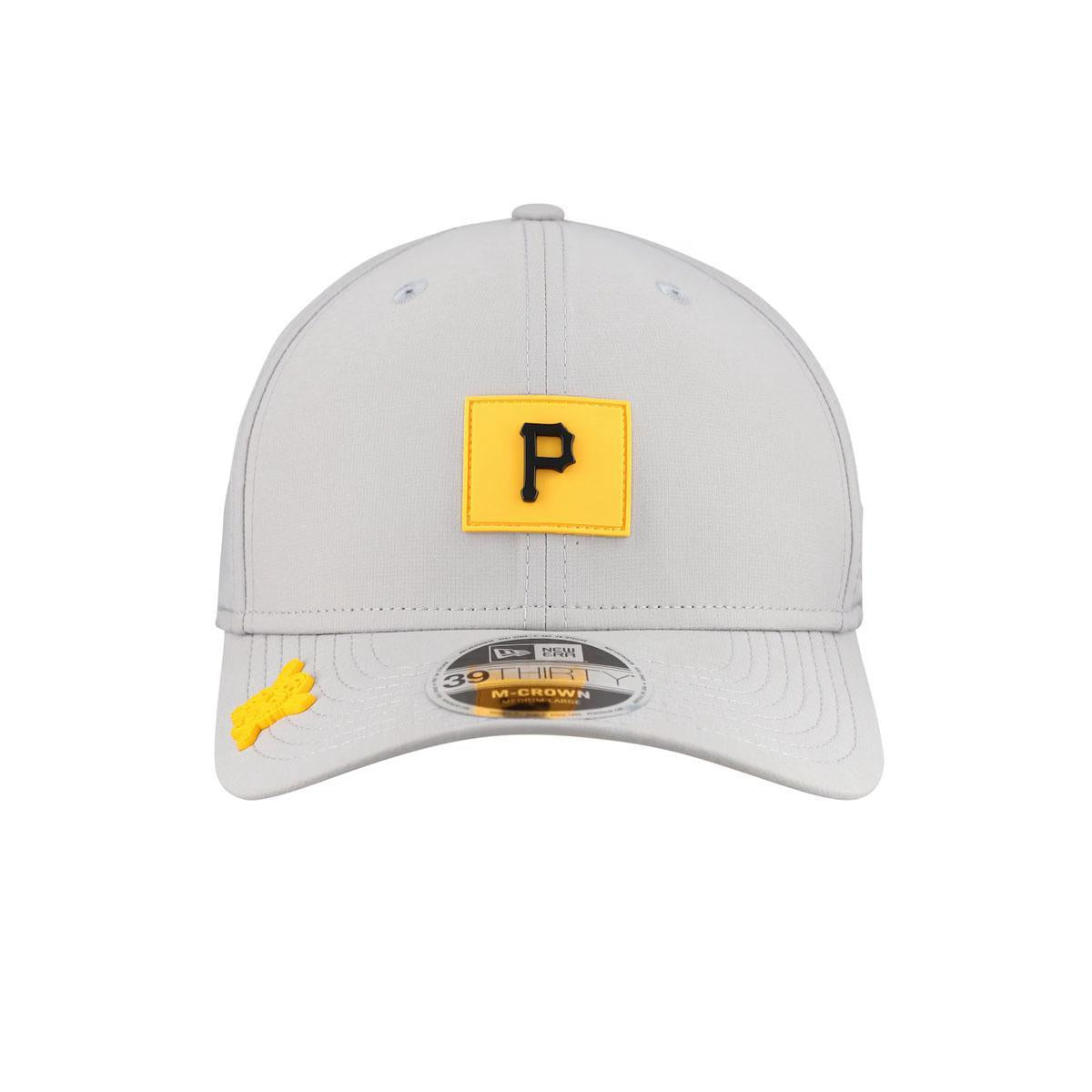 Pittsburgh Pirates New Era Gray 2025 Clubhouse Alternate 39THIRTY Flex Hat