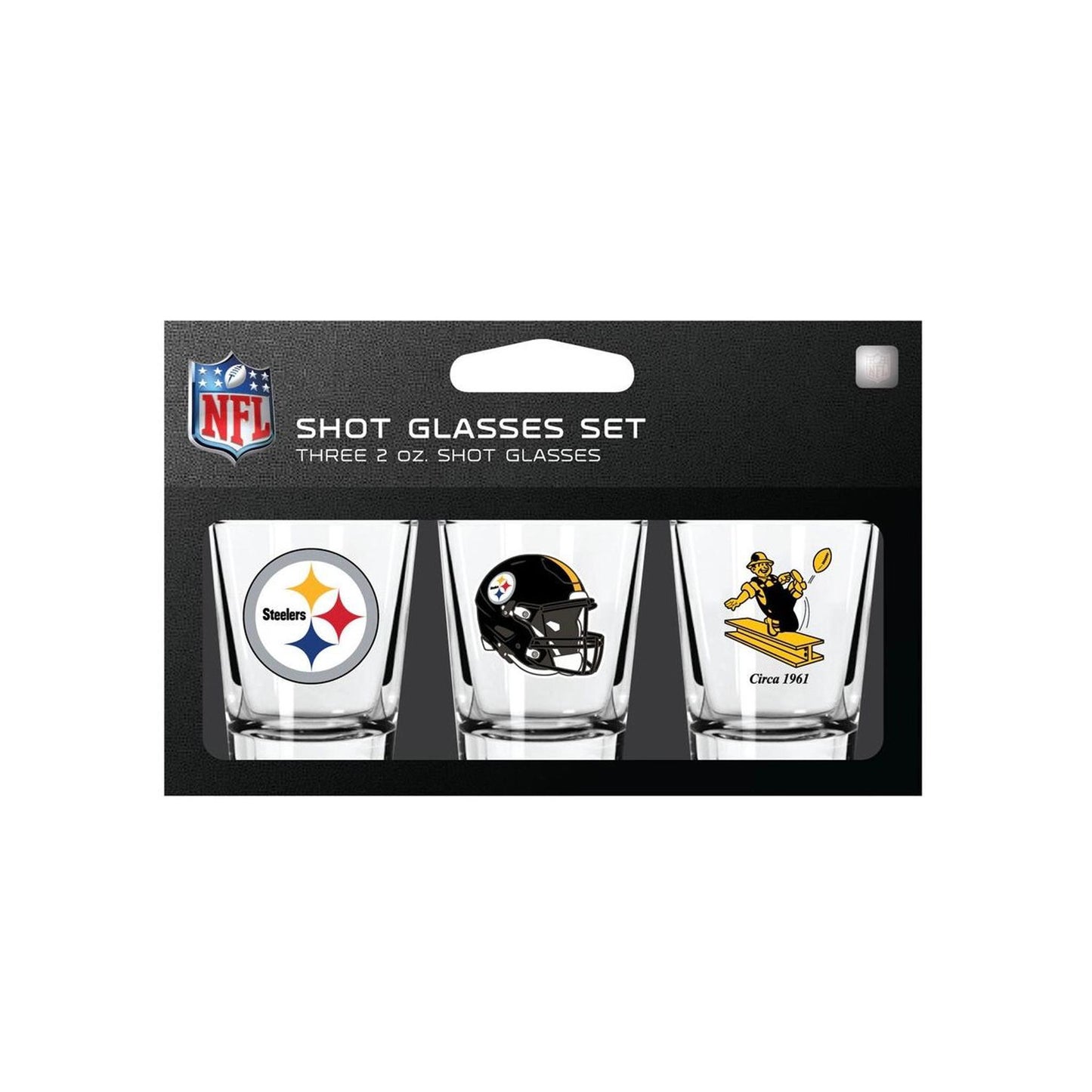 Pittsburgh Steelers 2oz Shot Glass Set