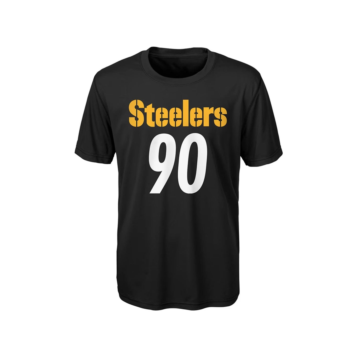T.J. Watt Pittsburgh Steelers Youth Mainliner Player Name & Number Tee