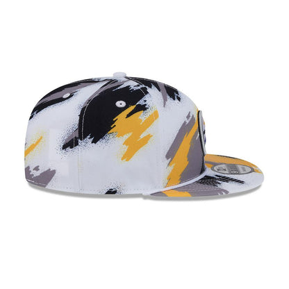 Pittsburgh Steelers Paint Black 9FIFTY Adjustable Hat