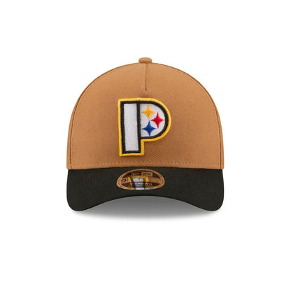 Pittsburgh Steelers Deceptor Bronze 9FORTY M-Crown A-Frame Snapback