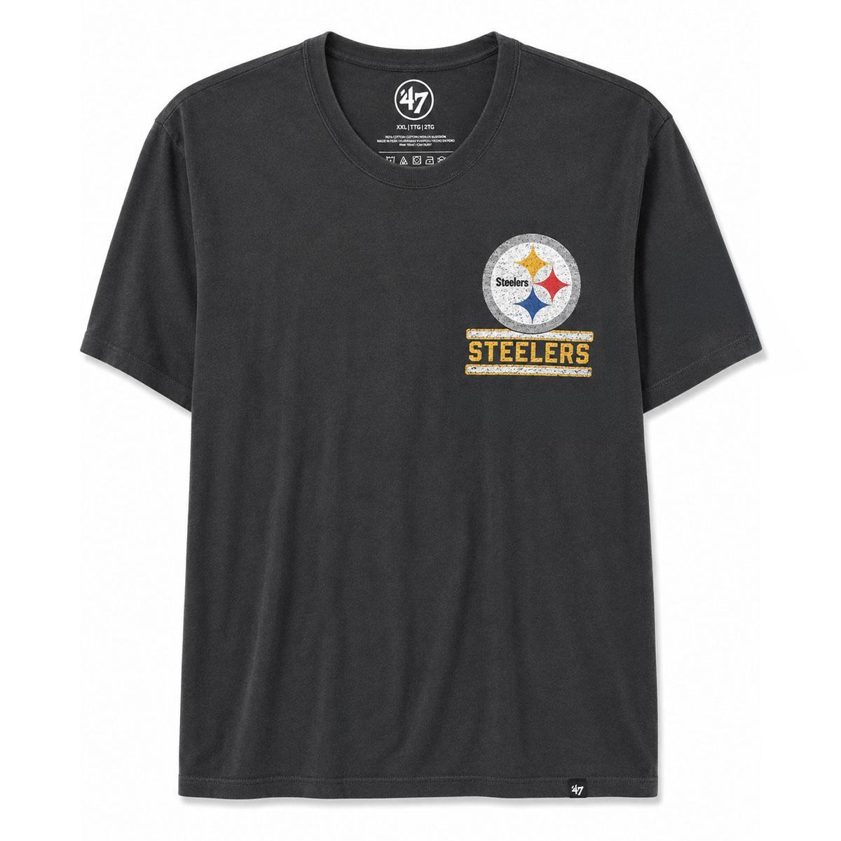Pittsburgh Steelers Legacy Flint Black '47 Tee