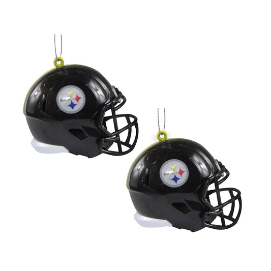 Pittsburgh Steelers Helmet Ornament 2-Pack