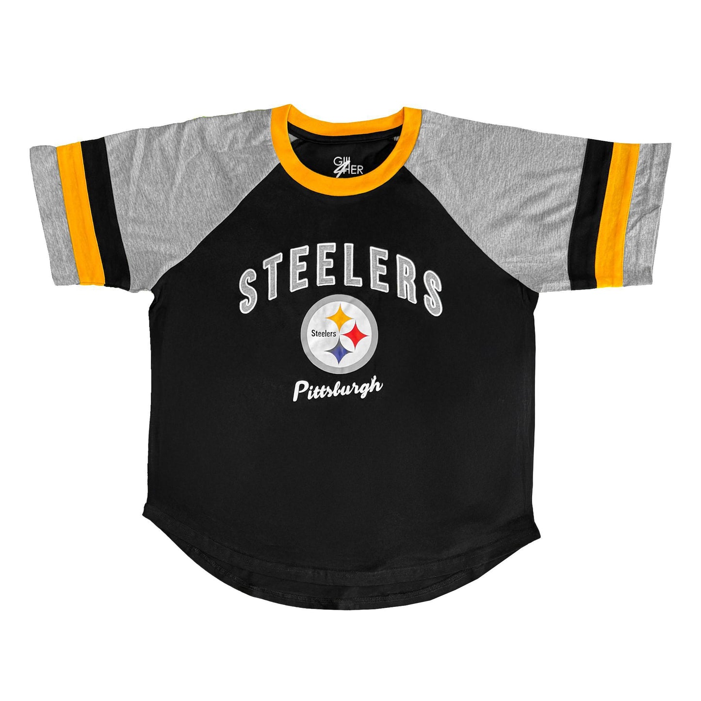 Pittsburgh Steelers Womens Color Block Top
