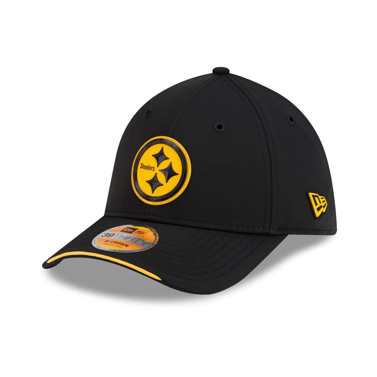 Pittsburgh Steelers New Era 2026 Sideline 39THIRTY M-Crown Flex Hat