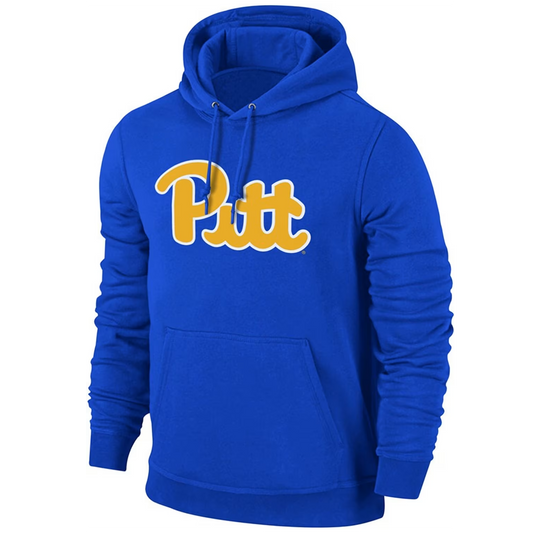 Pitt Panthers Blue Primary Team Logo Hoodie