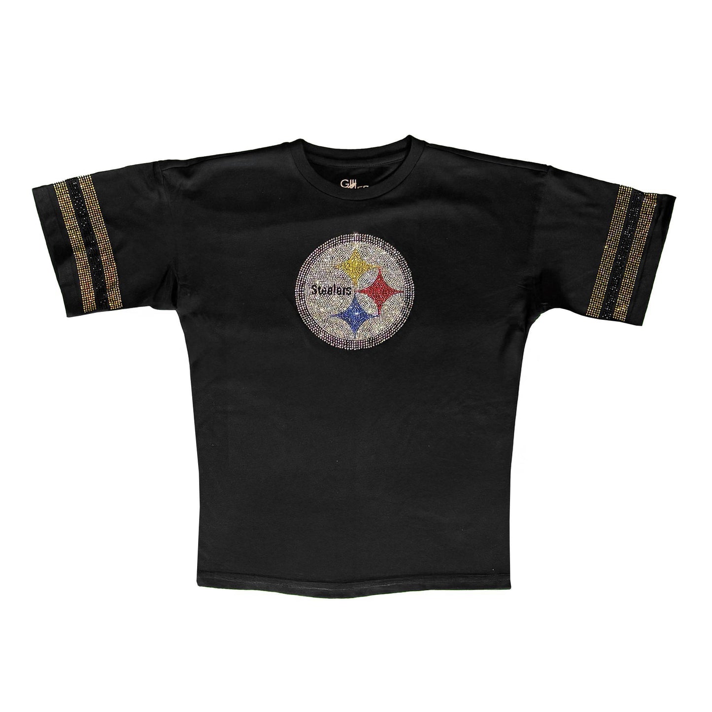 Womens Pittsburgh Steelers Gemstone Top