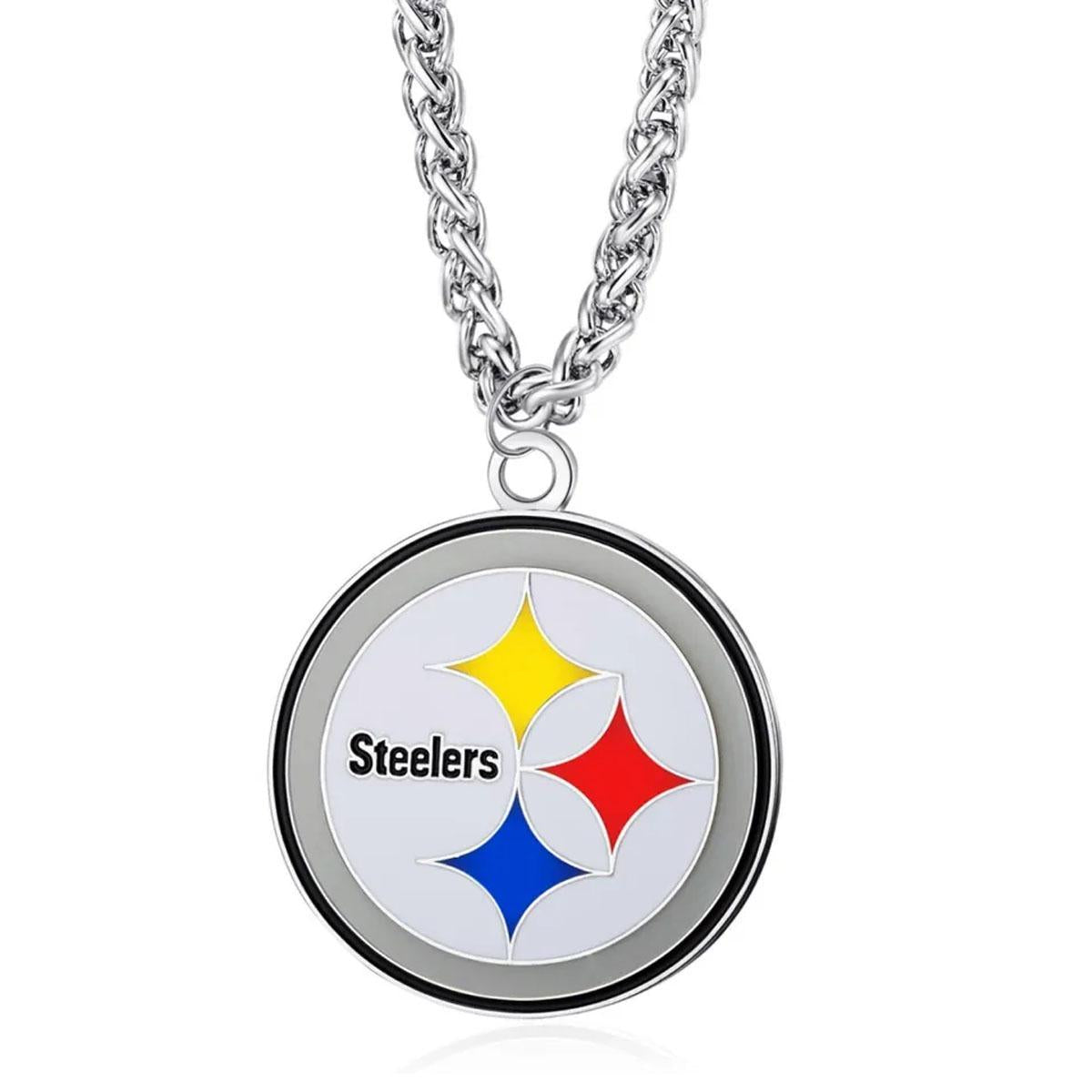 Pittsburgh Steelers 2" Pendant Chain Necklace