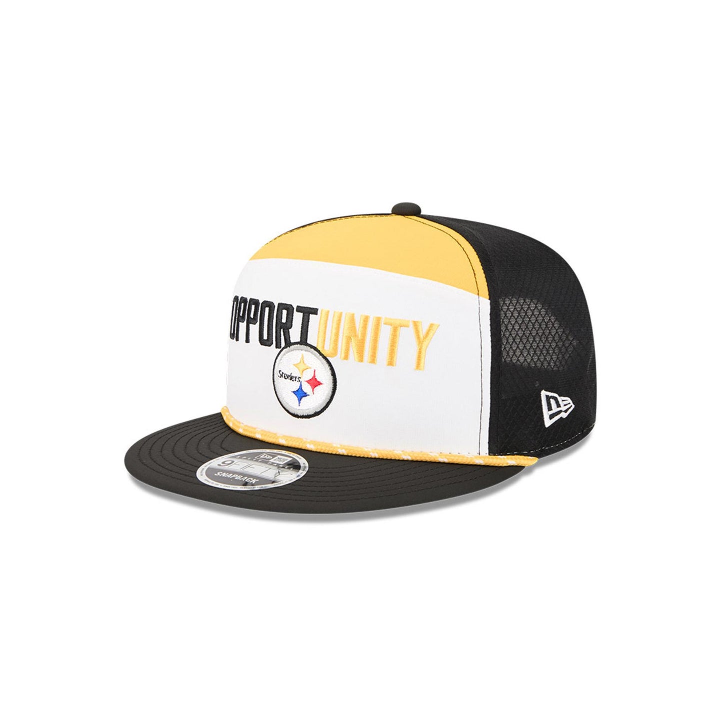 Pittsburgh Steelers New Era 2025 Inspire Change Split Panel 9FIFTY Snapback Hat