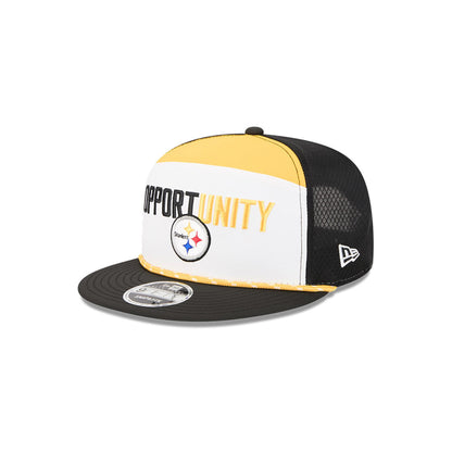 Pittsburgh Steelers New Era 2025 Inspire Change Split Panel 9FIFTY Snapback Hat