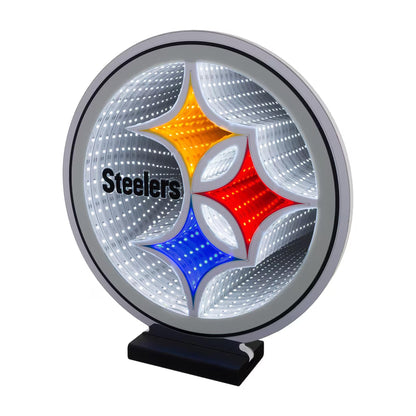 Pittsburgh Steelers LED Infinity Logo Light