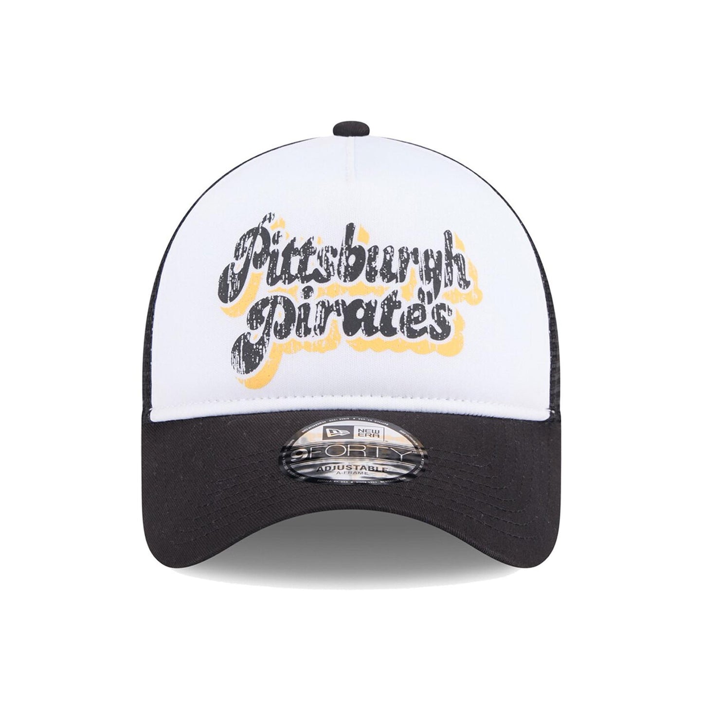 Pittsburgh Pirates Women's Throwback Team Foam Front A-Frame Trucker 9FORTY Adjustable Hat