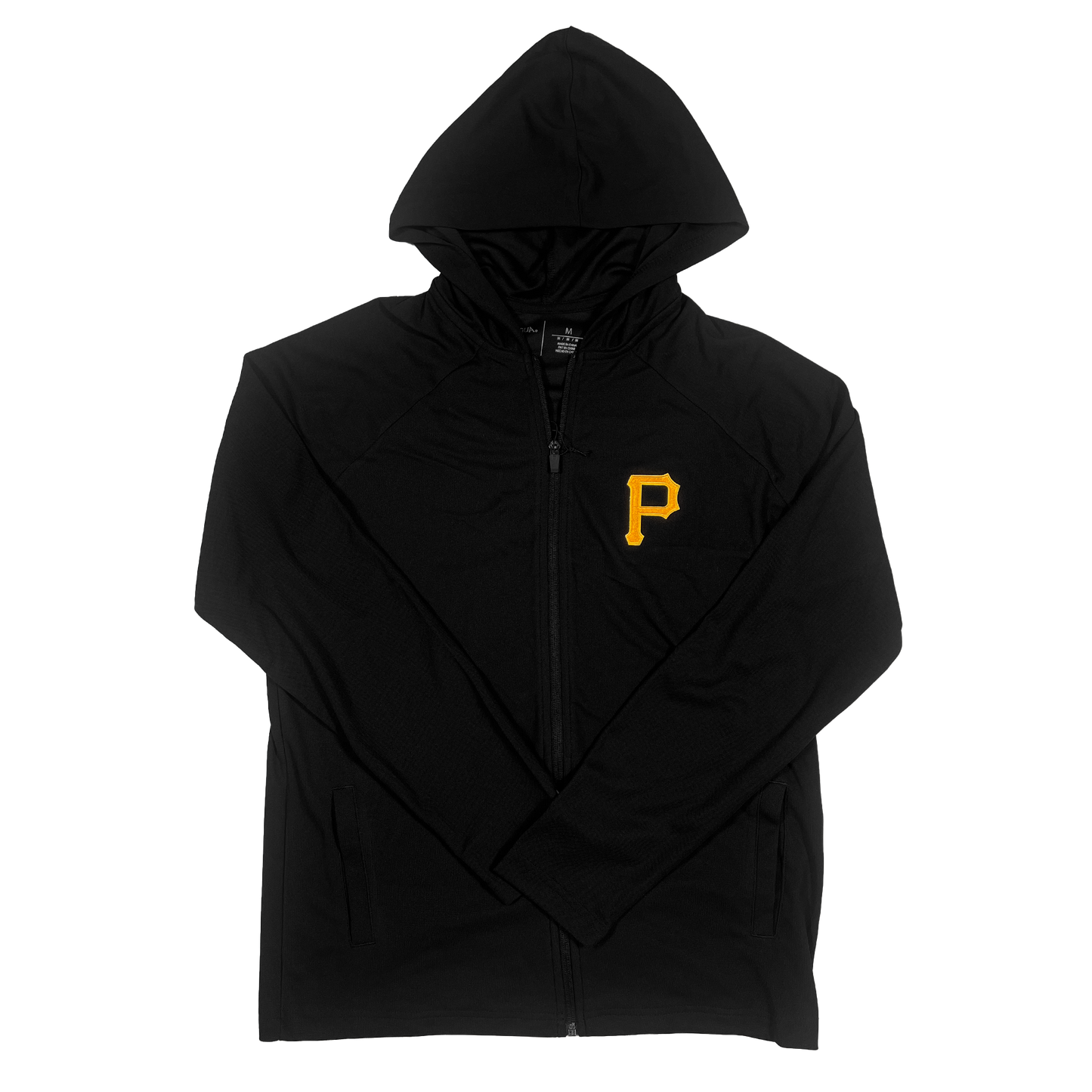 Antigua Pittsburgh Pirates Black Legacy Long Sleeve Full Zip