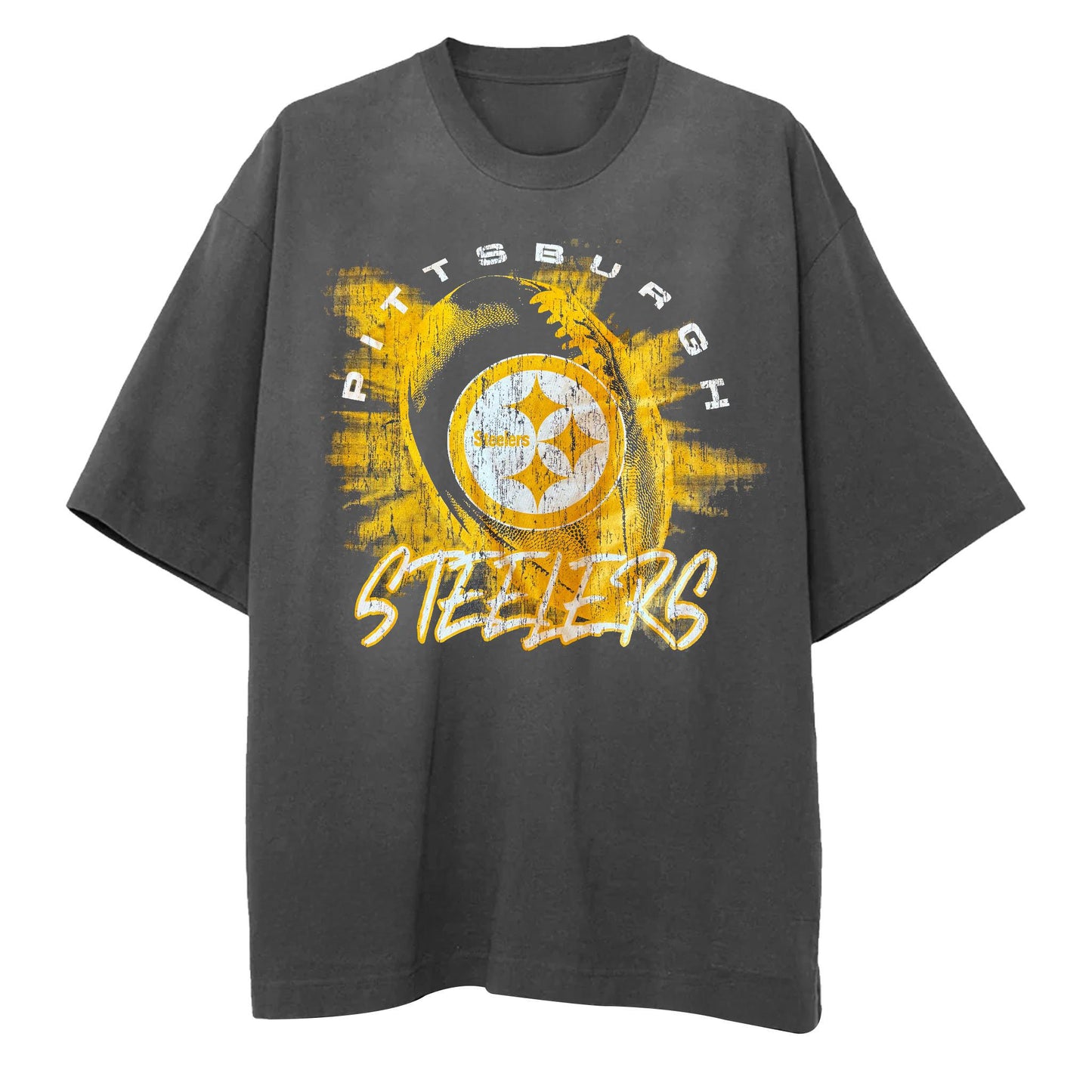 New Era Pittsburgh Steelers Womens Throwback Tee