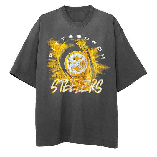 New Era Pittsburgh Steelers Womens Throwback Tee